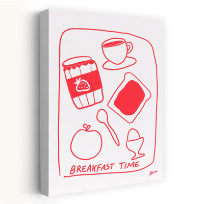 Petit déjeuner, impression d'art mural contemporain