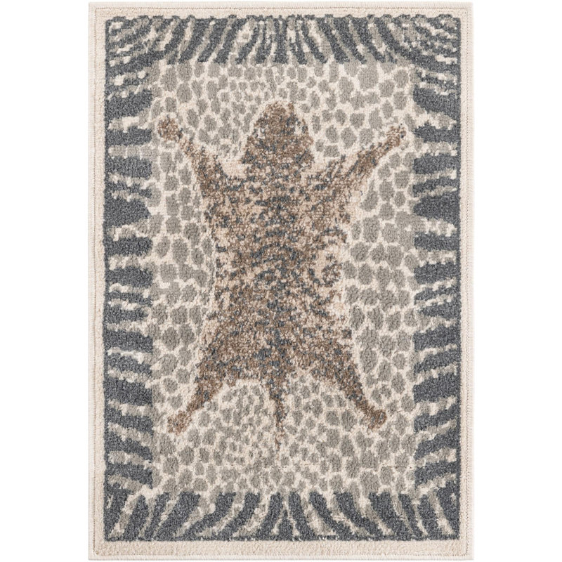  Tigres Wildlife Rug, Rectangle 2' x 3'1"