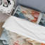 Ensemble de housse de couette abstrait beige et orange Custards Collage II-107148082