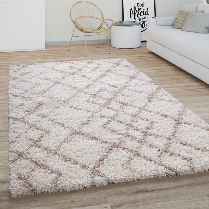 Urbanna 100% Polypropylene Cream/Beige Outdoor Rug, Rectangle 120 x 170cm