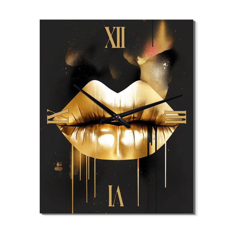 Jaisleen - Fashion Modern Wall Clock, 32" H x 16" W x 1" D