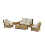 Madera Outdoor 13 - Piece Teak Conversation Set