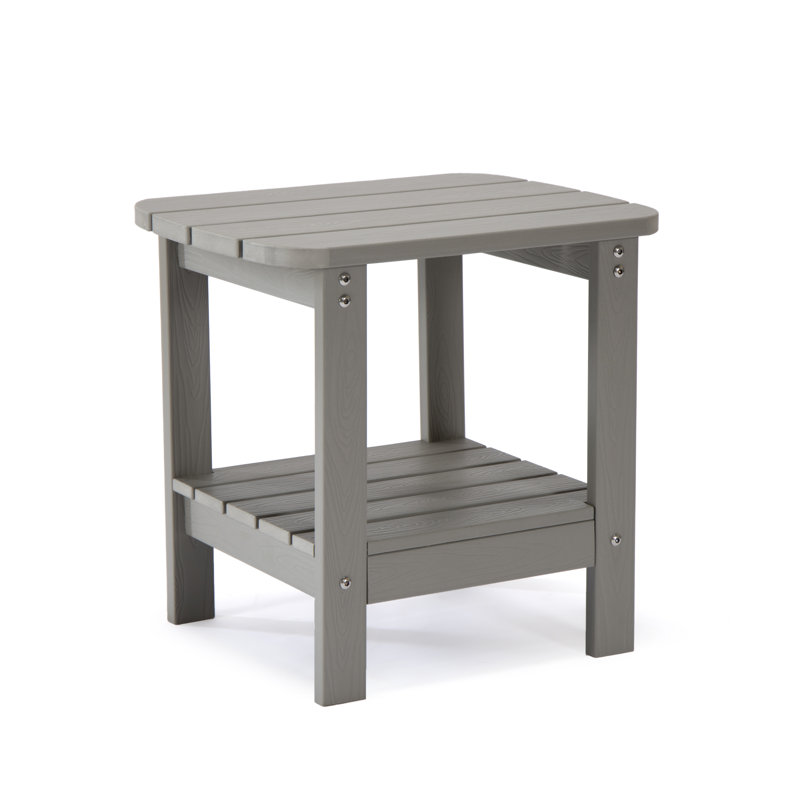 Table d'appoint d'extérieur Bostwick, Gris