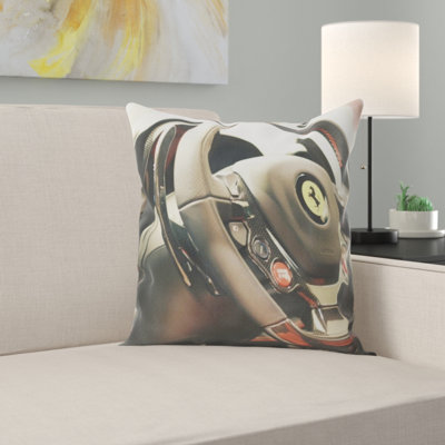 Microsuede Throw Pillow