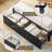 Full Bed Frame with 2 Storage Drawers, Full Size Bed Frame without Fixed Headboard, Wooden Slats, Noise Free, No Box Spring Needed-1009069221