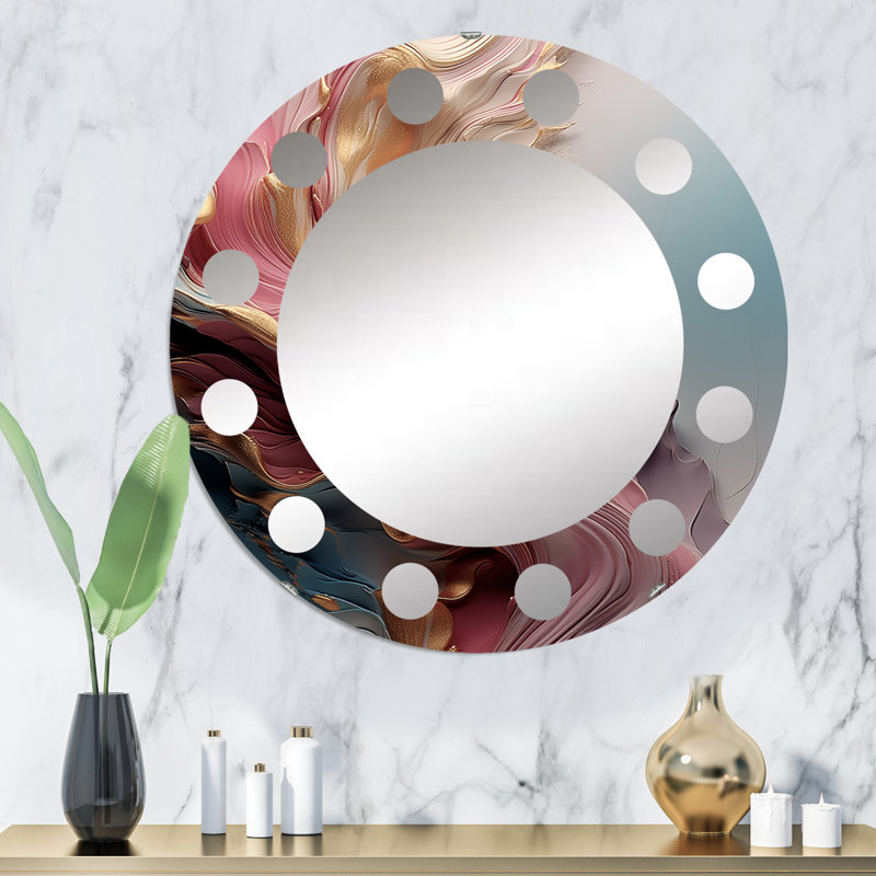 Wanyae Circle Wall Mirror, 32" x 32"