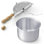 Éclateur de maïs avec manivelle Cook N Home, pot à maïs soufflé en aluminium de 6 pintes, argent
