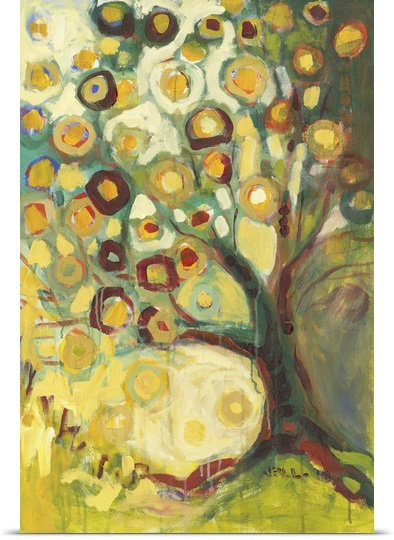 «Nolani Tree of Life in Autumn» - reproduction, H 12 po x l 8 po x P 1,5 po, Toile
