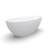 61 Inch Small Size Artificial Stone Solid Surface Freestanding Bathroom Bathtub