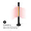 Heat Guru 6820 Electric Standing Patio Heater