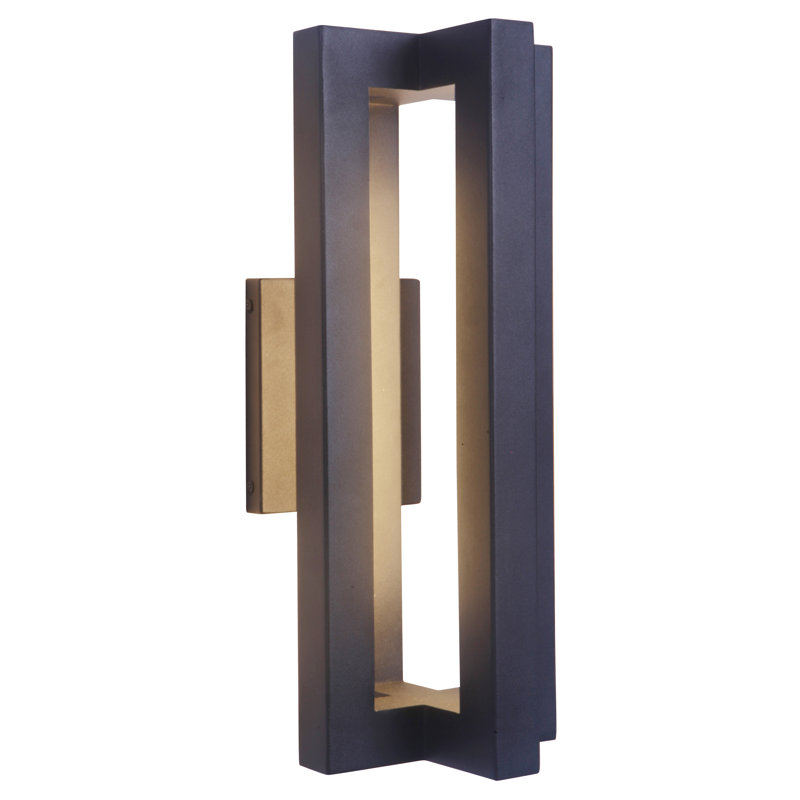 LED Wall Light, Matte Black