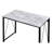 Rectangular Writing Desk With Metal Base-1937858051-1937858048