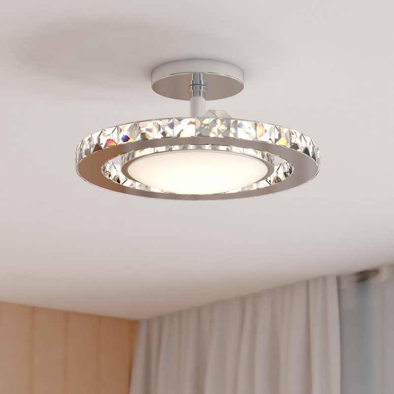 Jetsen Acrylic LED Semi Flush Mount