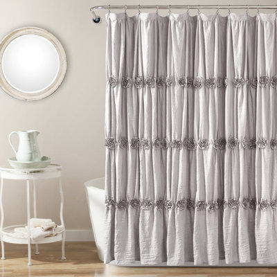 Solid Colour Single Shower Curtain
