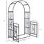 Tonnelle de jardin en métal Outsunny