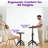 Mobile Adjustable Height Laptop Standing Desk – Portable Computer Desk With Lockable Wheels, 6 Height Settings, Triangular Leg Design, Perfect For Walking Pad-222515915