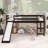 Loft Bed with Slide, Multifunctional Design, Twin-737673478