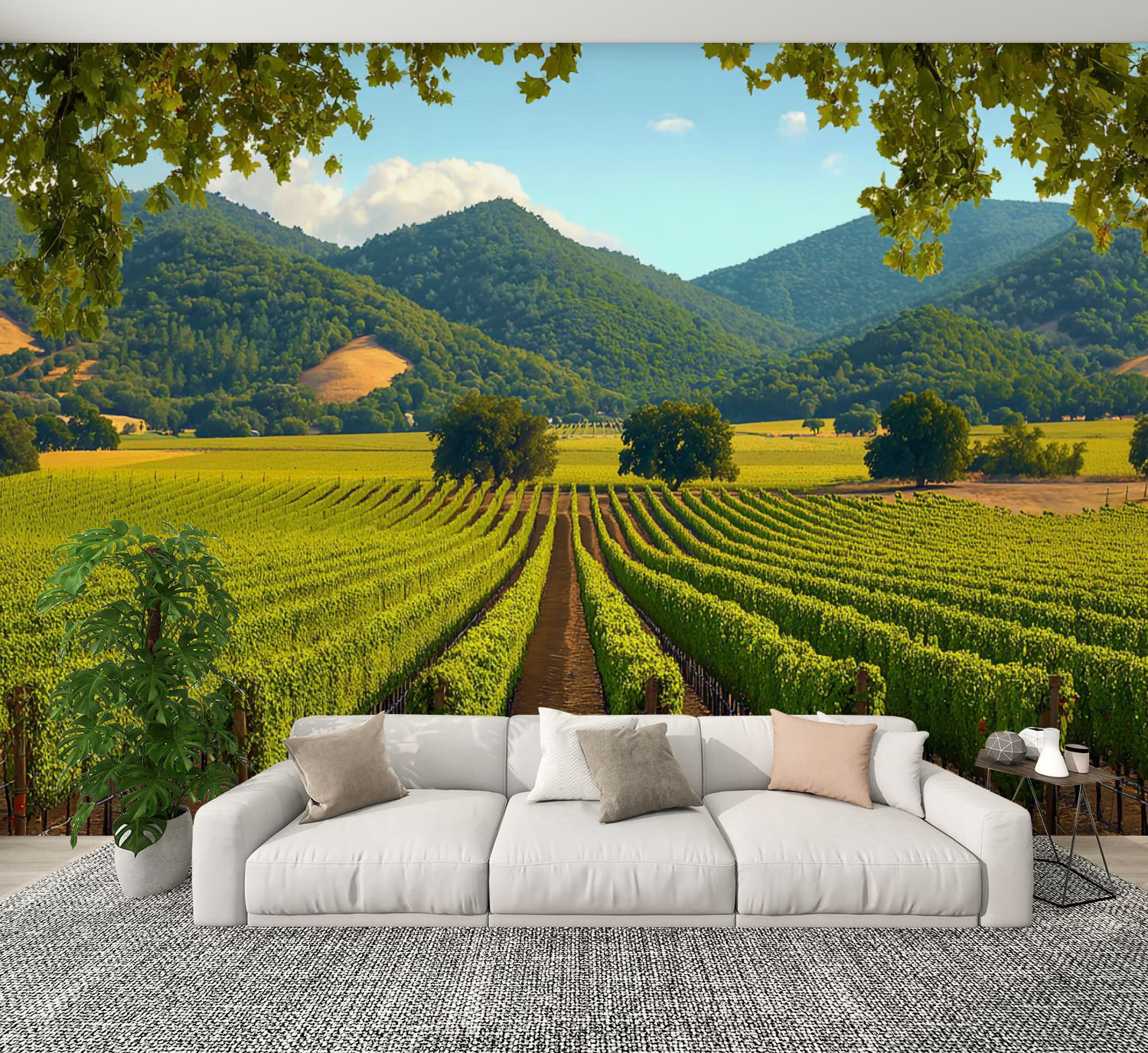 Red Barrel Studio® Peel and Stick Wallpaper Napa Valley California ...