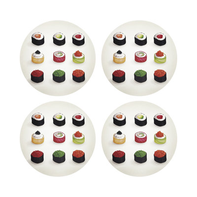 Sushi Zen Pebble 16" Vinyl Placemat