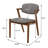 Khaliek Rectangular Dining Set in Brown and Gray-961522957