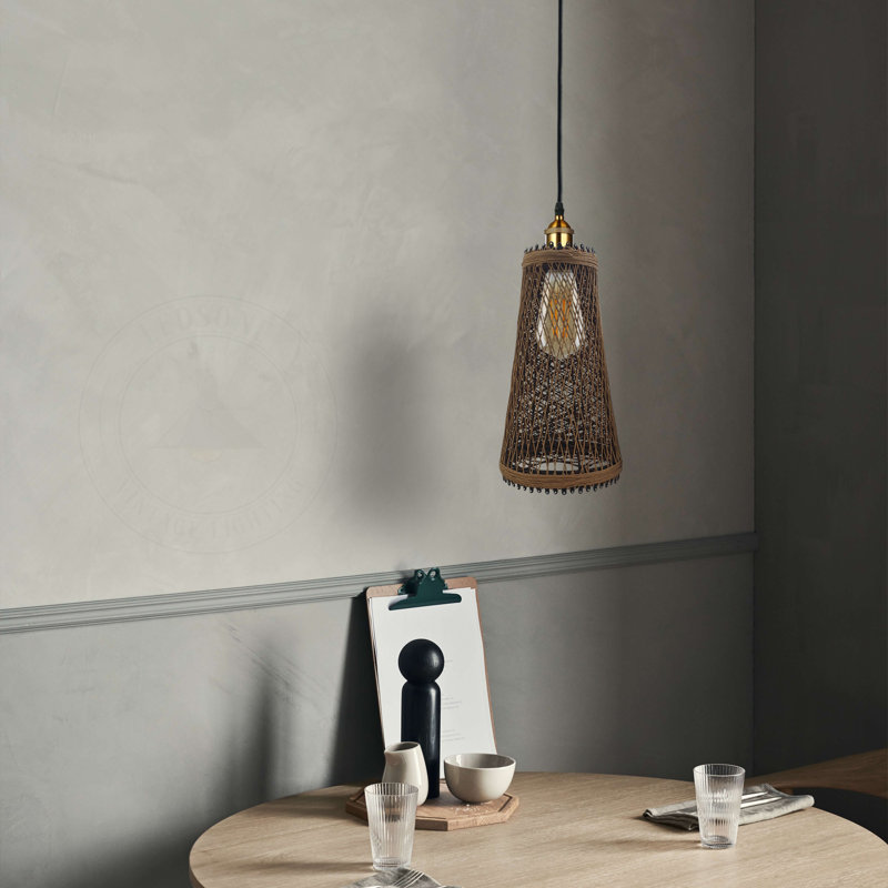 Mangesh 1 - Light Brown Single Pendant