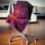 Grand coussin décoratif à fleurs exotiques-30729747-30729750