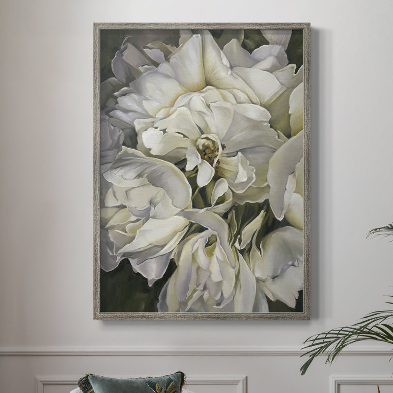 FOR FOR ROSES, reproduction encadrée - bois massif, H 30 po x l 24 po