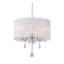 Lustre 3 lumières transitionnel en soie
