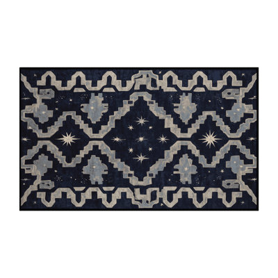 Tapis gris lavable à la machine