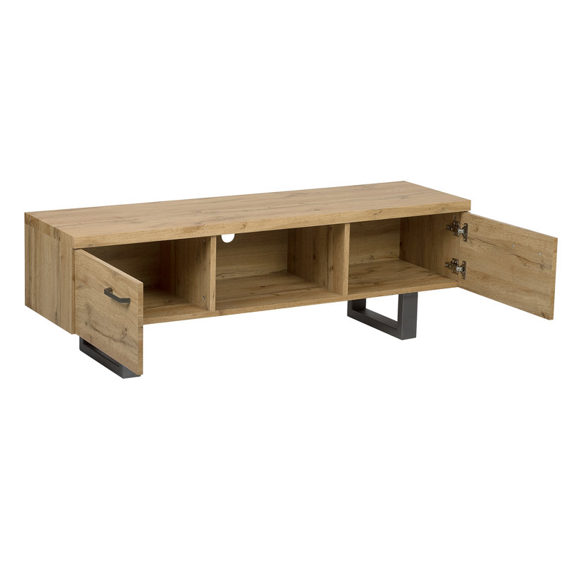 Berryville Unfinished TV Stand for TVs up to 50", Oak