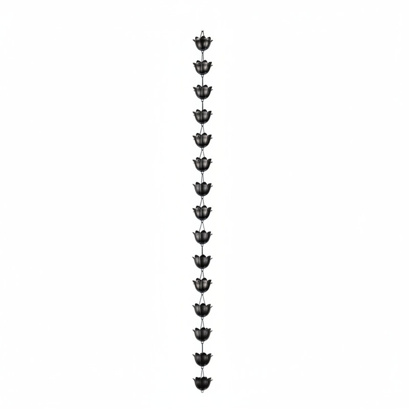 Aluminum No Subject Rain Chain
