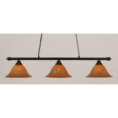 Mendez 3-Light Kitchen Island Cone Pendant