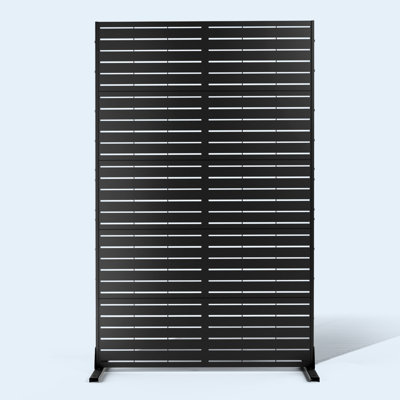 Écran d'intimité 72 po, panneaux d'intimité décoratifs autoportants pour balcon, cour et jardin