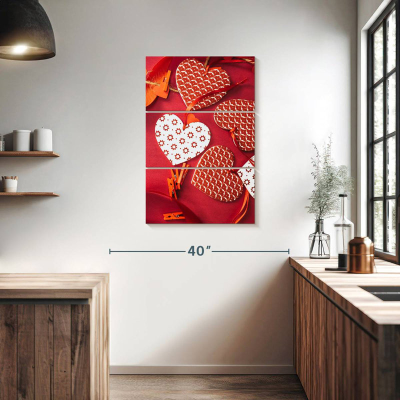 Ornement en papier Hardie, H 50 po x l 32 po