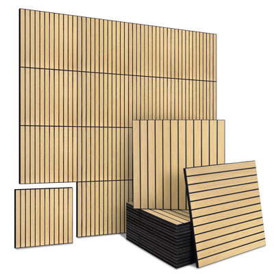 Ensemble de panneaux muraux insonorisants 11,5 po x 11,8 po PET