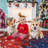 Rugs for Living Room Bedroom 8x10 Snowflake Christmas Area Rug with Non Slip Backing, Low Pile Stain Resistant Decorative Carpet, Foldable Floor Mats for Home Decor-1740526931