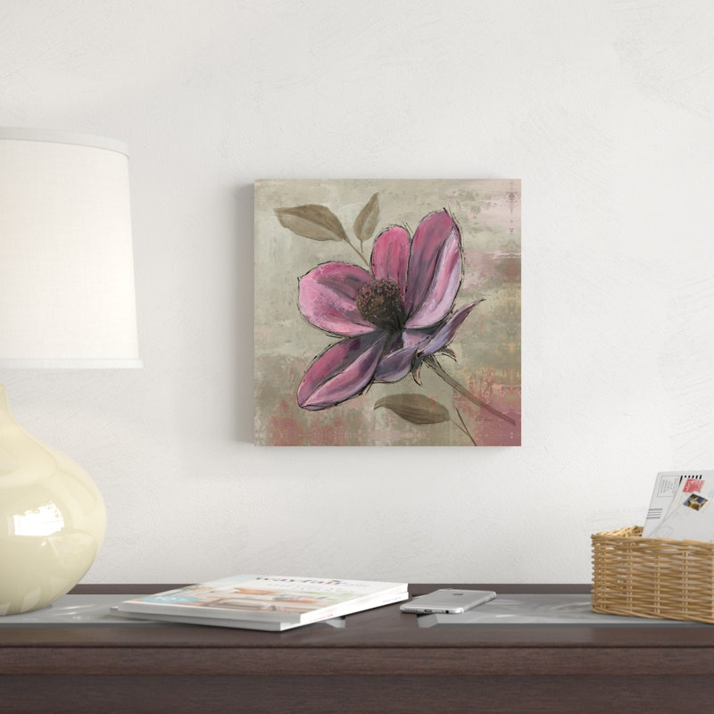 Prune florale III, H 12 po x l 12 po x P 1,25 po