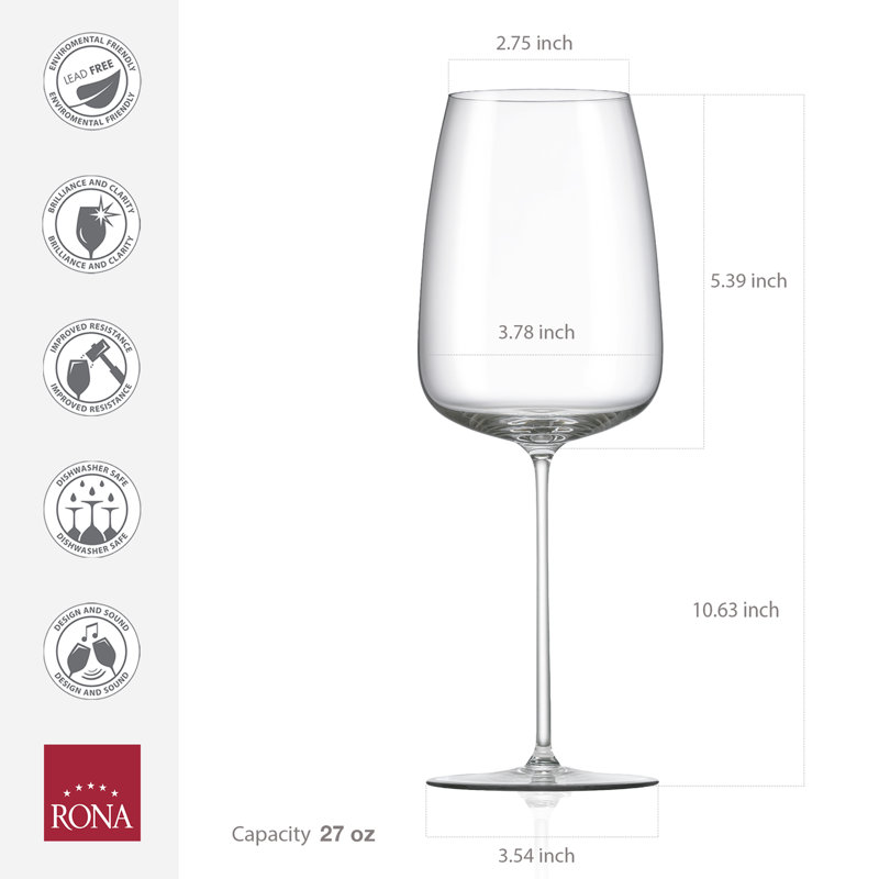 RONA Orbital 27 oz. Bordeaux Glass