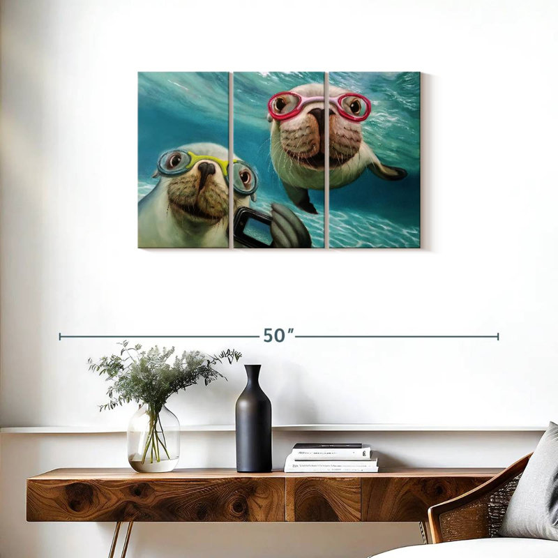 Brampt Underwater Selfie, 20" H x 33" W