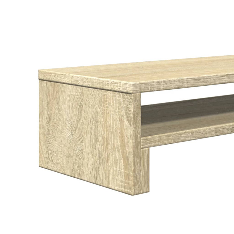 Beesan Manufactured Wood Monitor Stand, Sonoma Oak