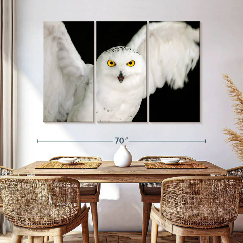 White Owl, 42" H x 65" W