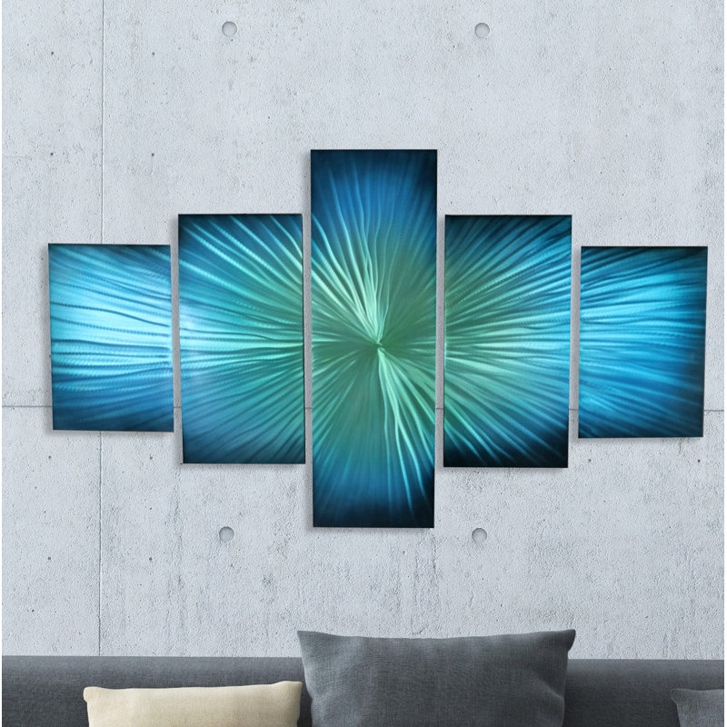 Handmade Modern Abstract Wall Decor on Metal
