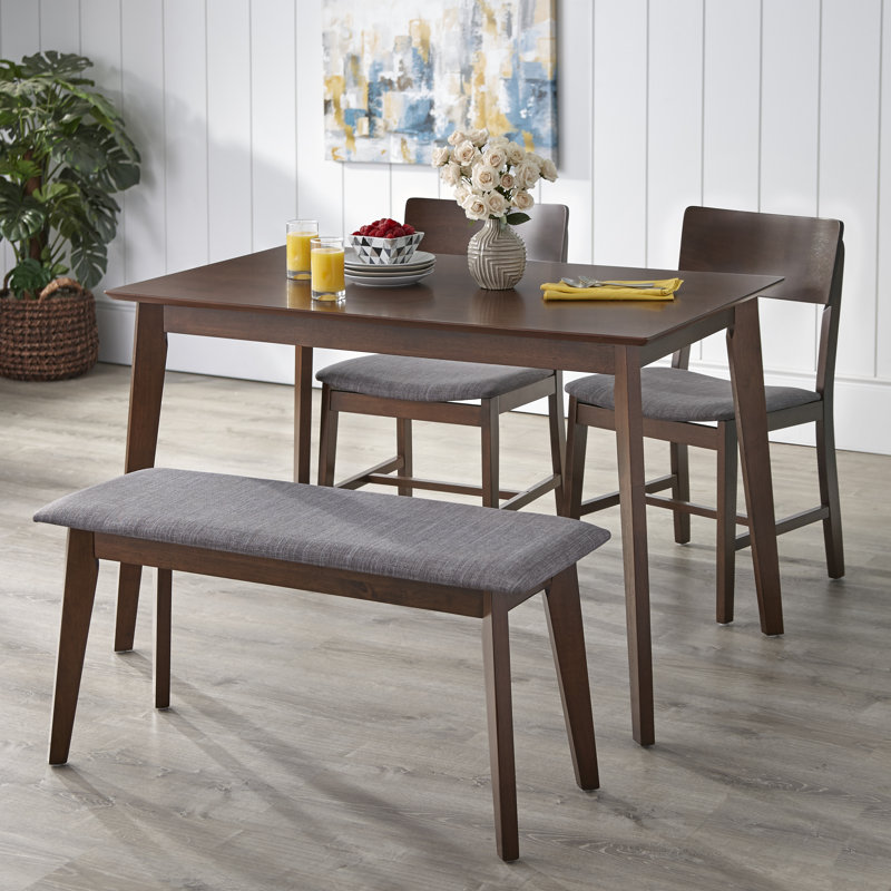 Ensemble repas pour 4 personnes Fasano, Brun / Gris