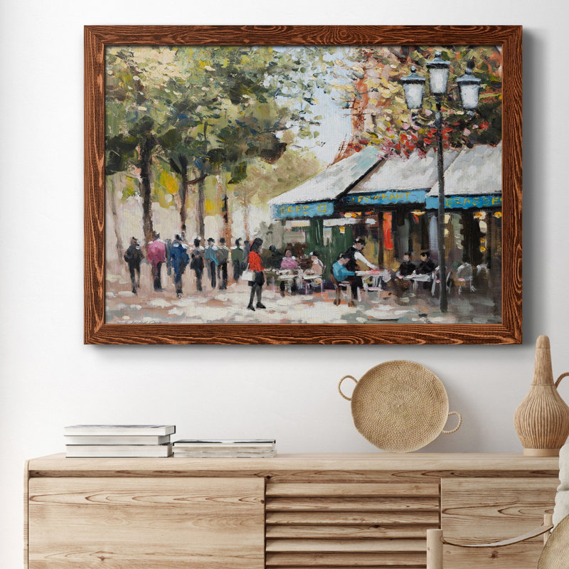 Paris II - reproduction d'art sur toile, H 37,5 po x l 27,5 po x P 1,5 po, Érable