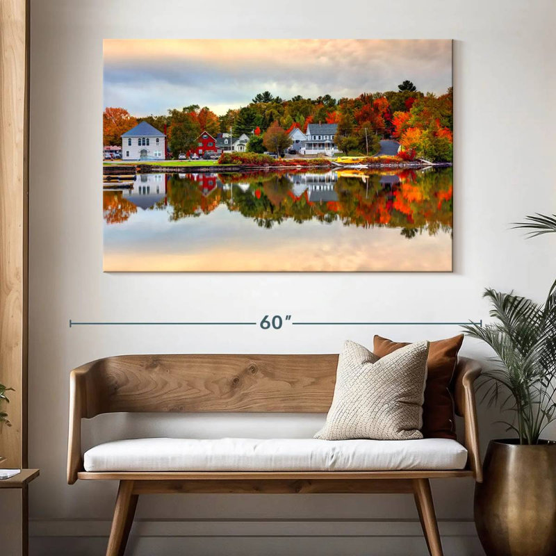 Couleurs d'automne du lac Moosehead, H 34 po x l 51 po