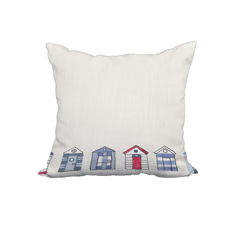  Housse de coussin en coton carré, 20 po x 20 po, Ivoire