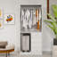 Armoire-penderie 4 tiroirs, blanc