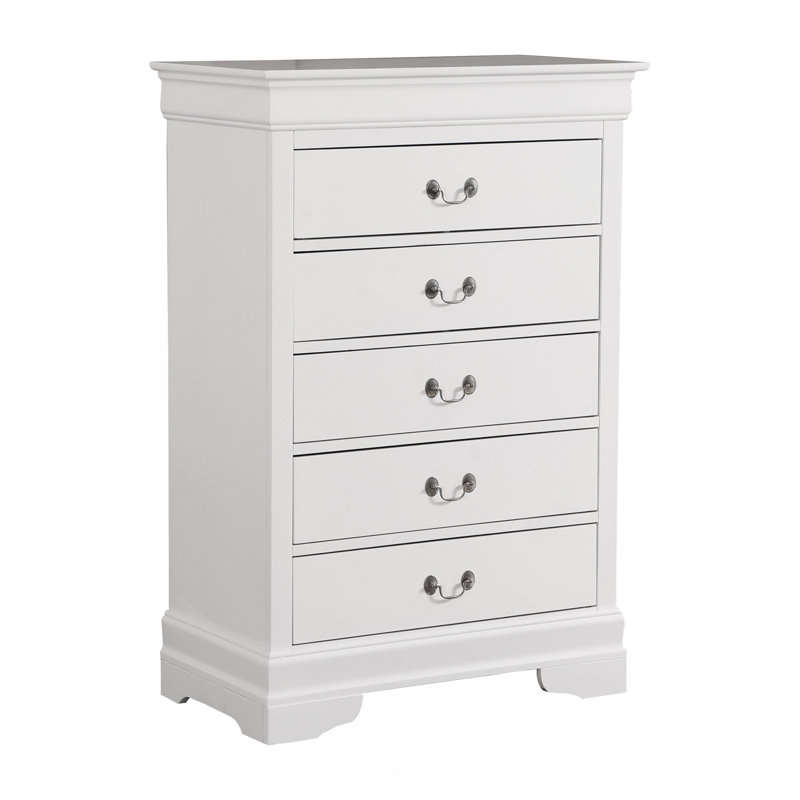 Commode Louis Phillipe G3190-CH, blanc, Blanc