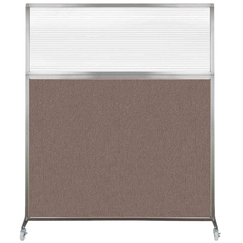 Cloison de bureau Hush, Longueur 72 po, Latte