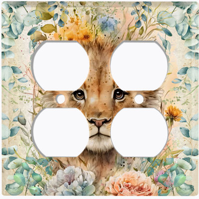 Animals 2 - Gang Duplex Outlet Standard Wall Plate